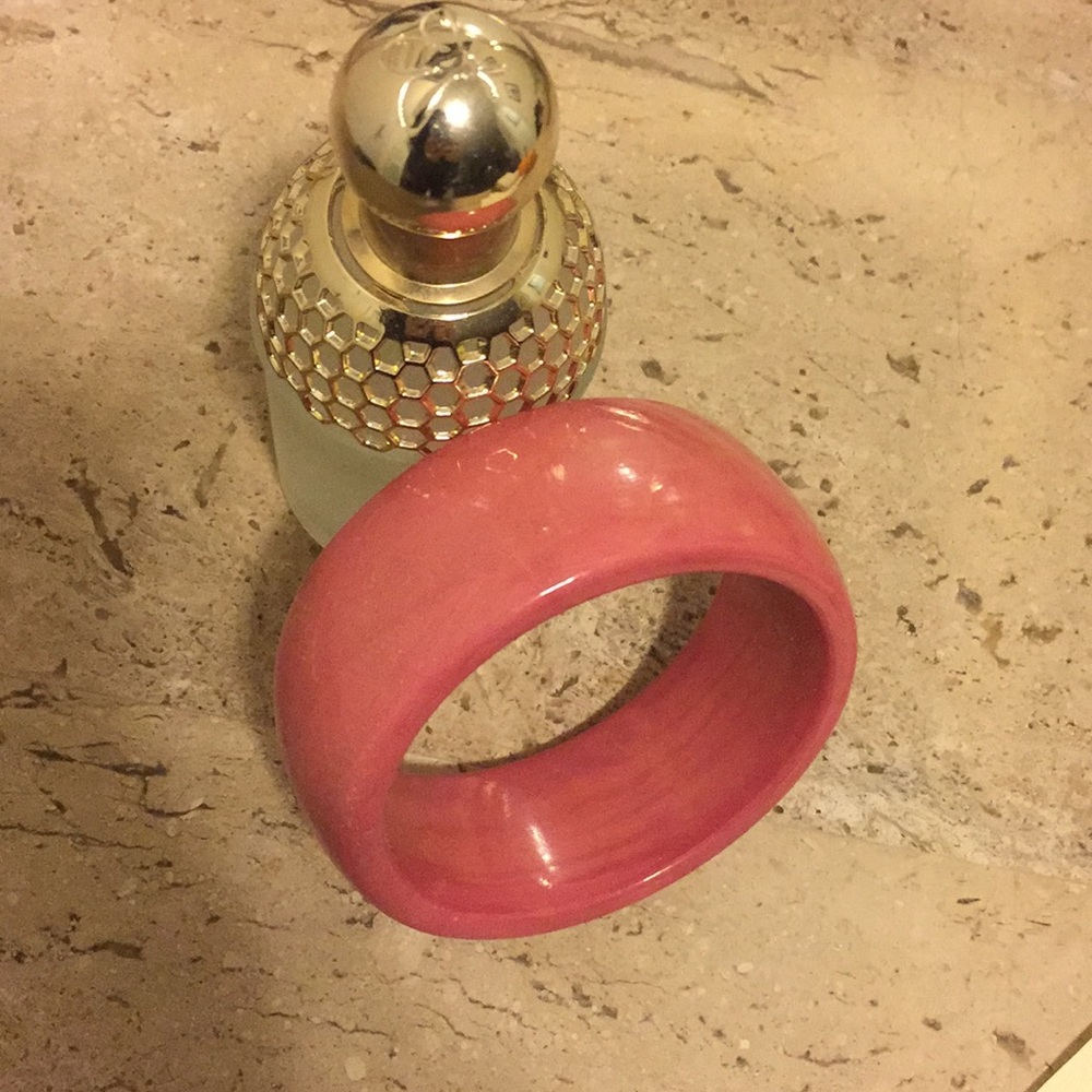 Purple wood bangle